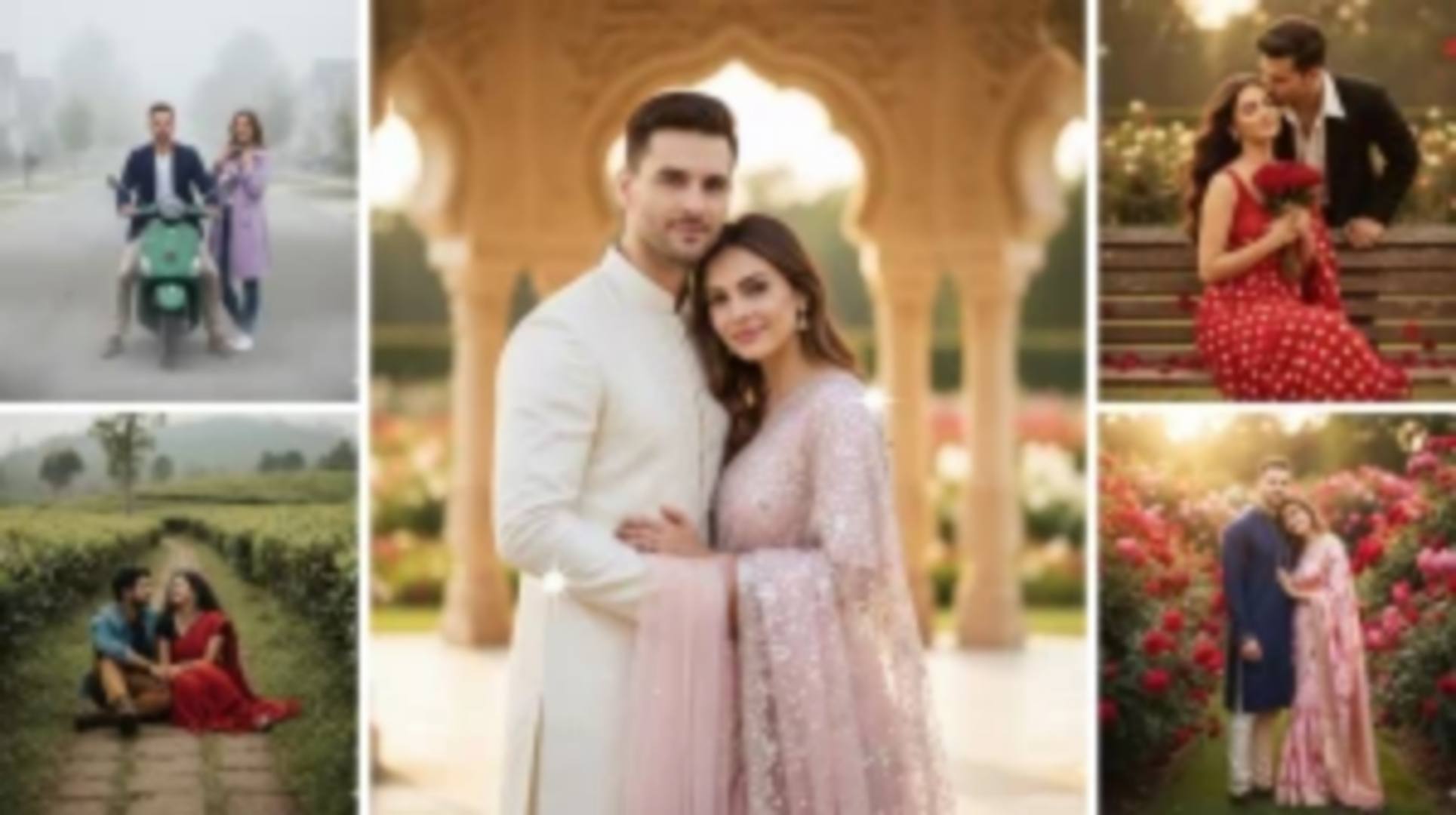 30 Romantic Couple Gemini AI